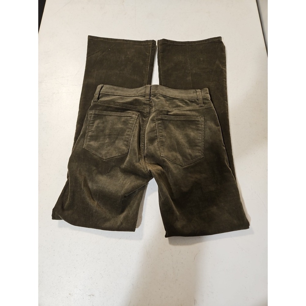 Gap 1969 Jean Perfect Boot Size 26p Corduroy Green Pants (1368
